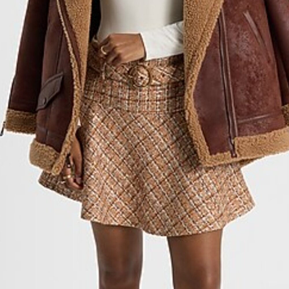Express A line belted skirt NWT size 10